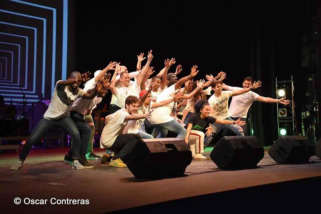 Durante il Concerto con i giovani a Cuba - Gen Verde